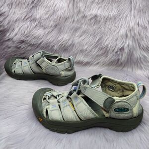 Keen Newport H2 Waterproof Water Hiking Sandals Youth Kids Size 1 Grey Blue